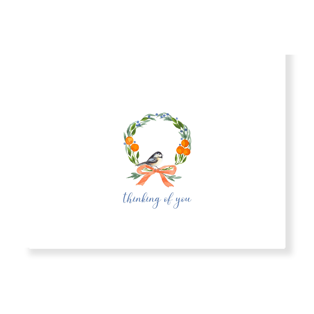 Bird in Wreath Thinking of You