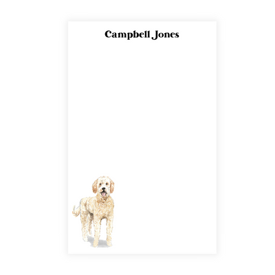 Goldendoodle Personalized Note Pad