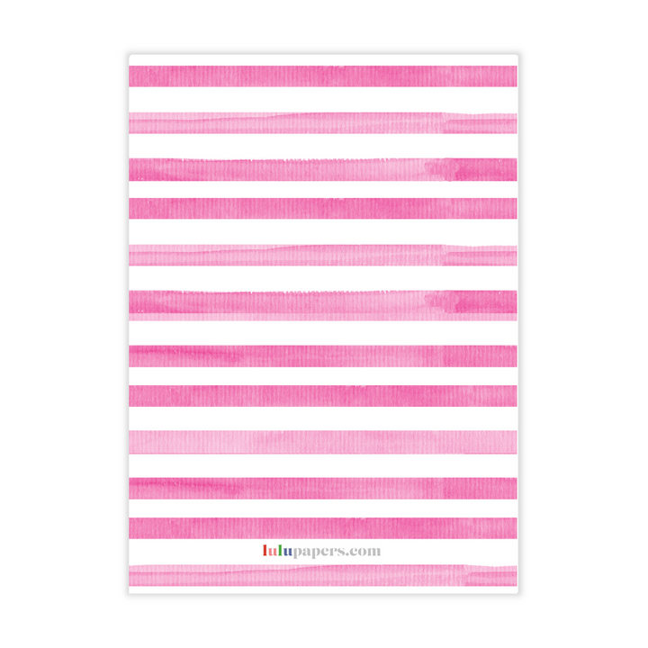 Jockey Silks + Pink Stripes Invitation