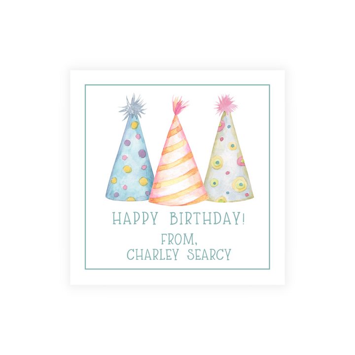 Birthday Party Hat Stickers