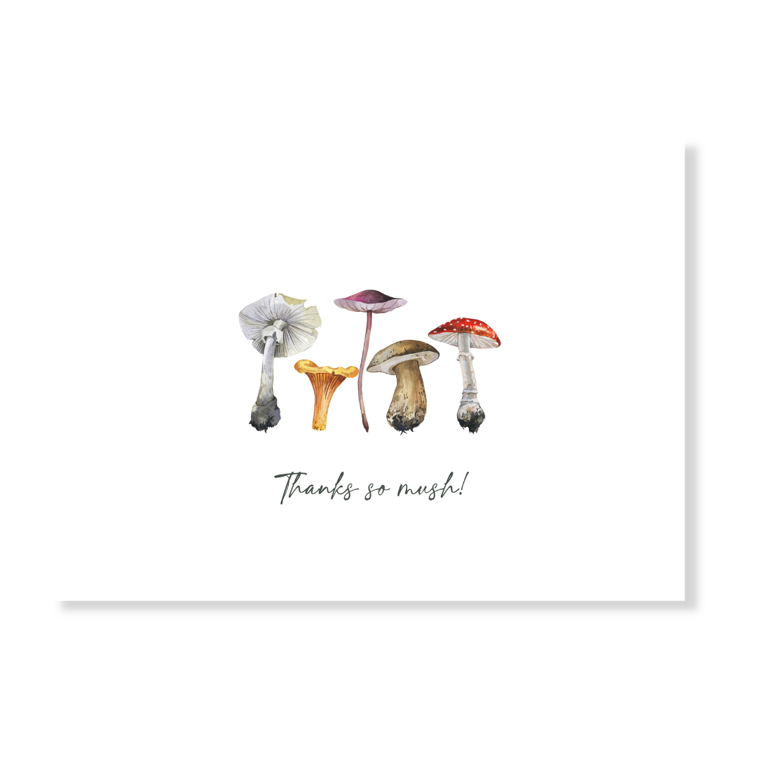 Mushroom Thank You Notes