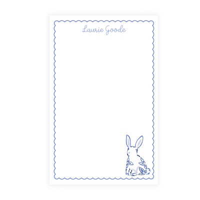 Blue Bunny Note Pad