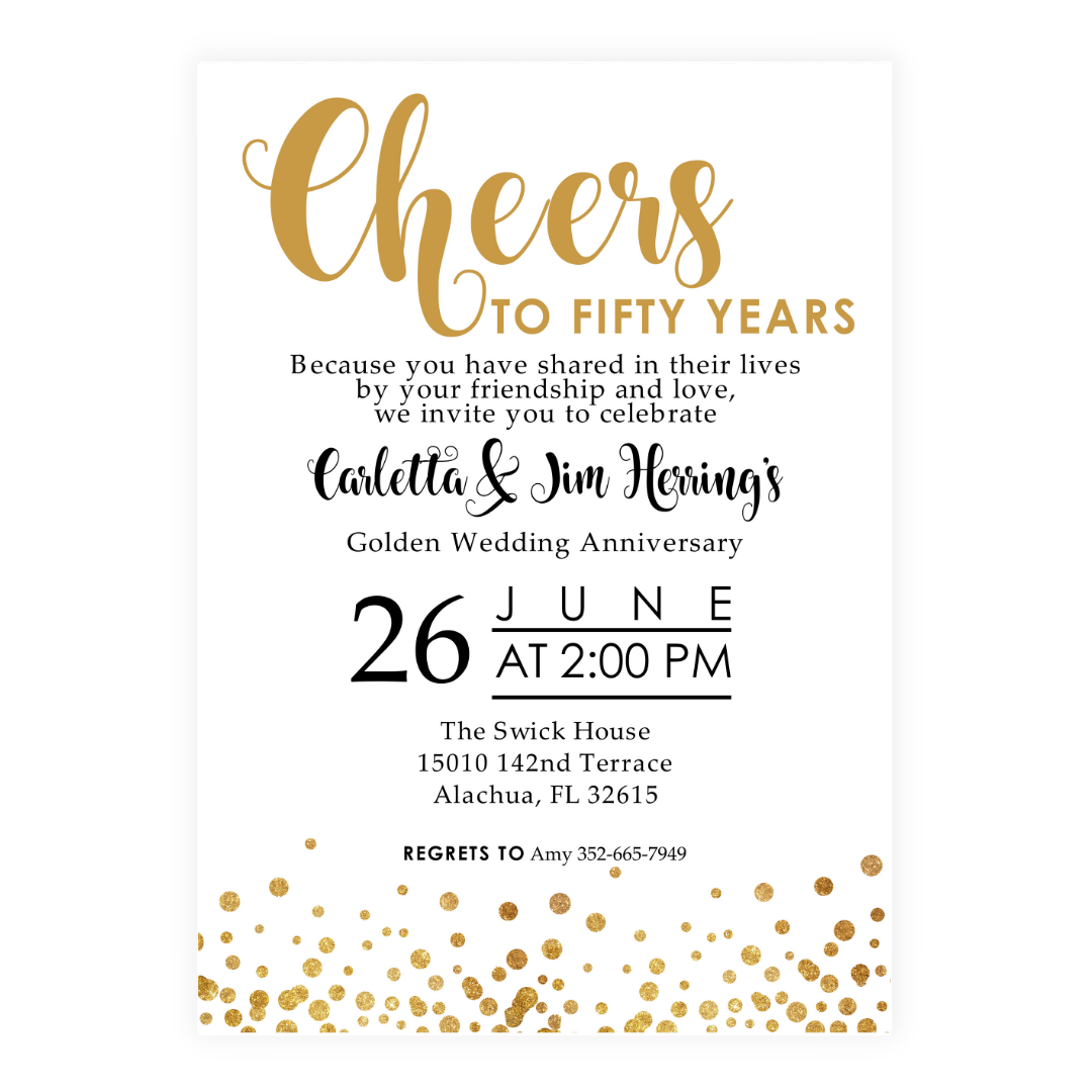 Cheers to Years Party Invitation