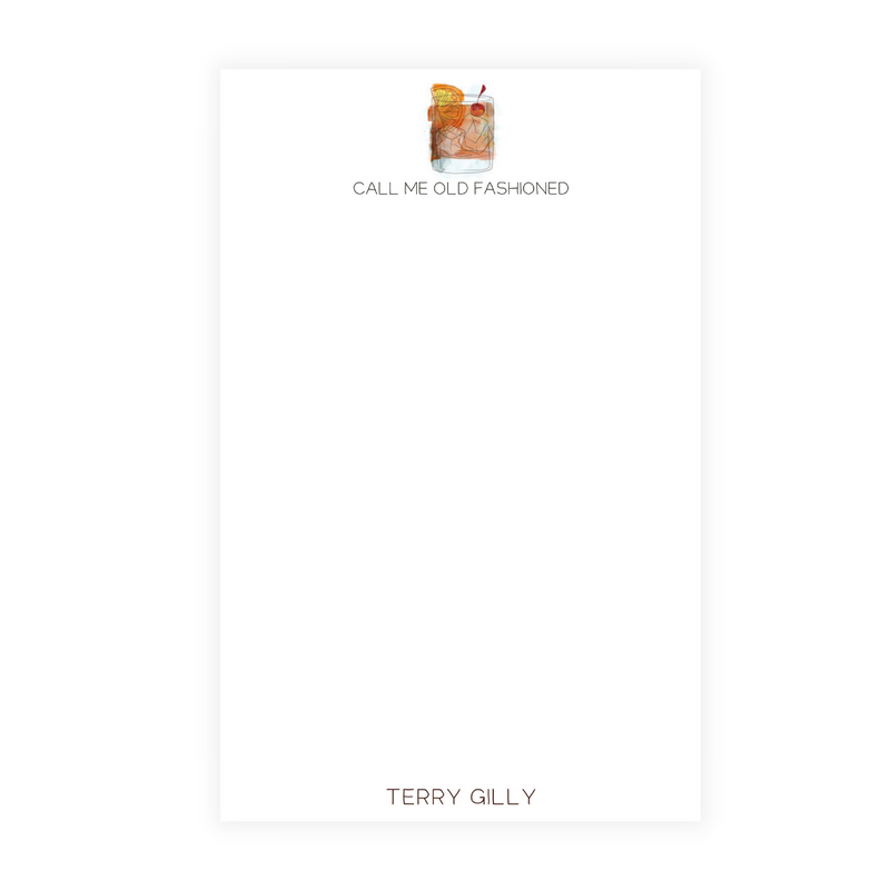 Old Fashioned Personalized Note Pad