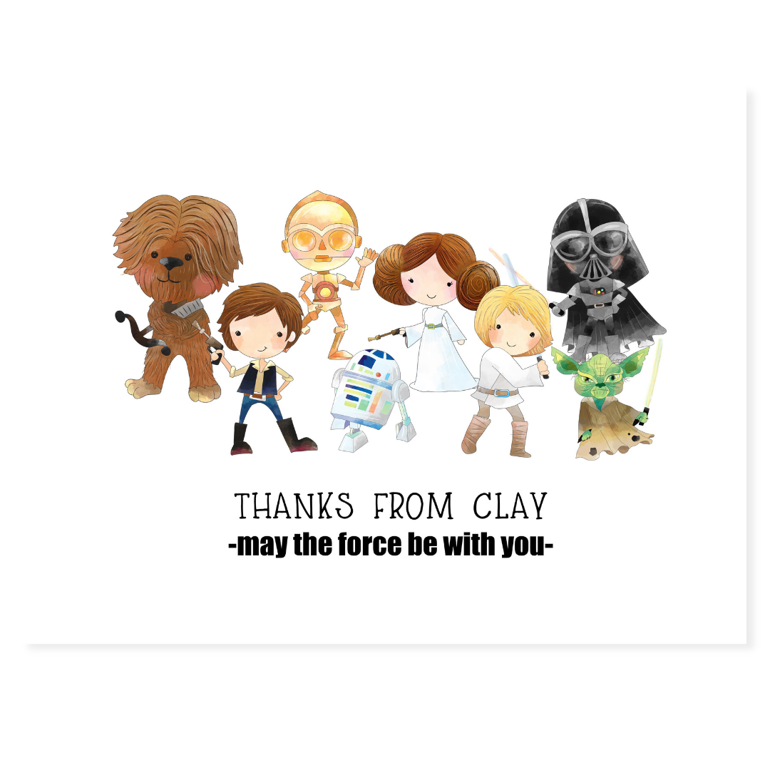 Star Wars Gang Thank You Notes