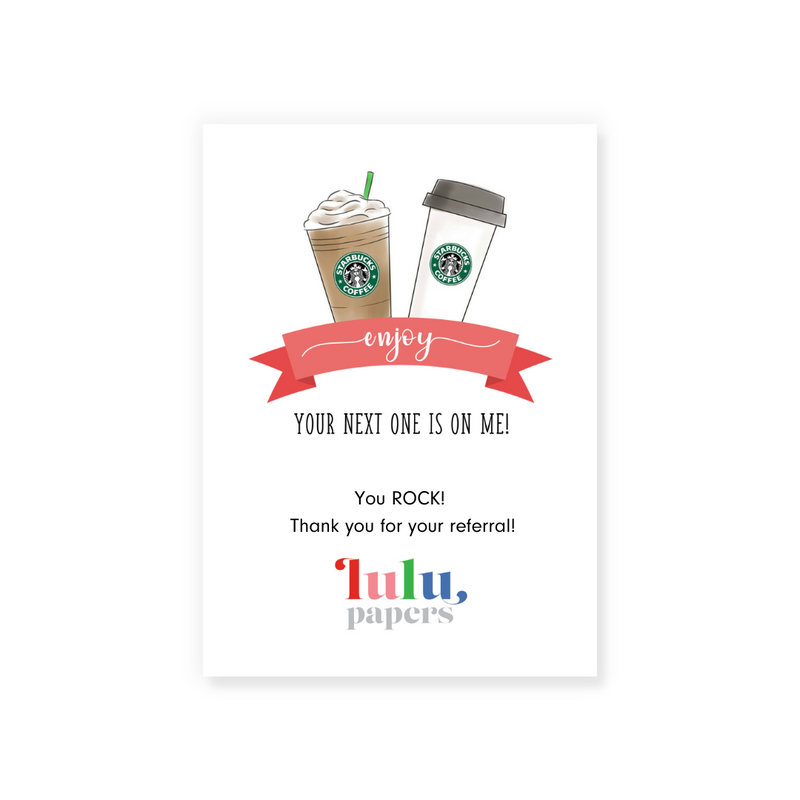 Starbucks Gift Card Happies