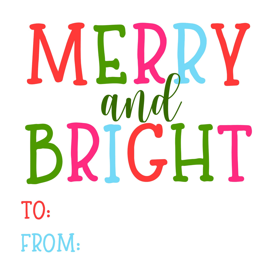 Holiday Gift Tags + Stickers