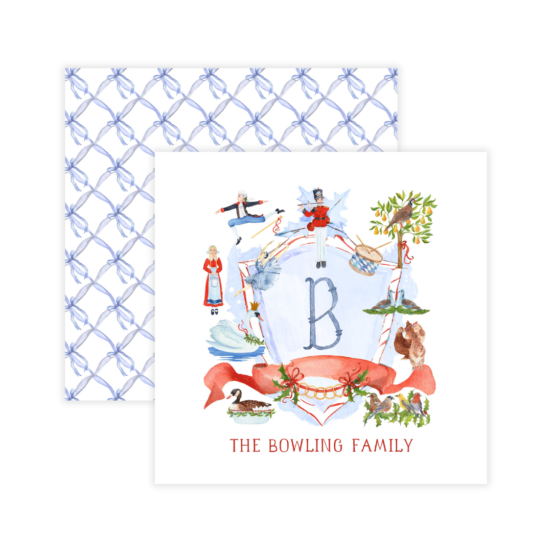12 Days of Christmas Square Gift Tags