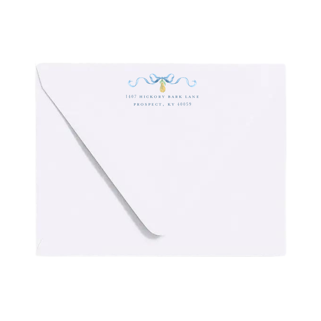 Christmas Fruits Holiday Photo Card