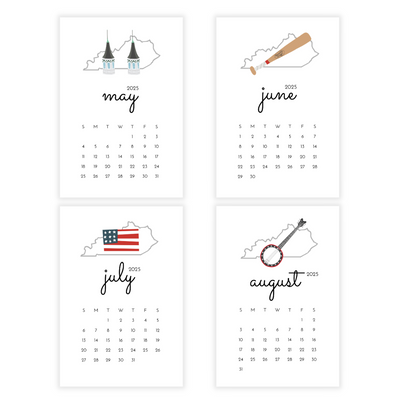 2025 Kentucky Desk Calendar