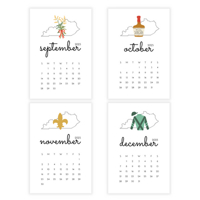 2025 Kentucky Desk Calendar