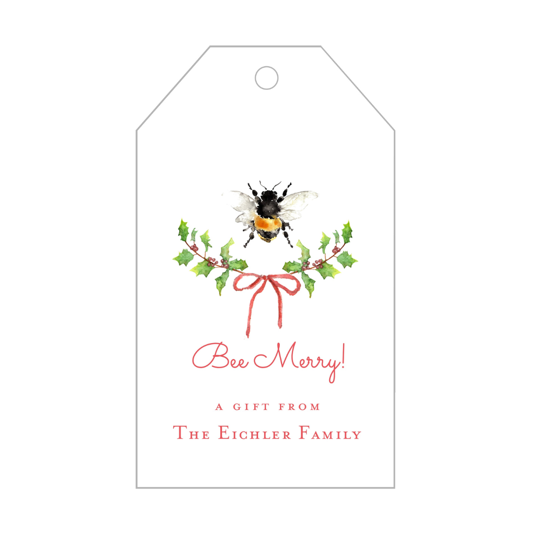 Bee Merry Gift Tags