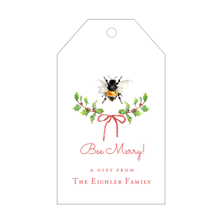 Bee Merry Gift Tags