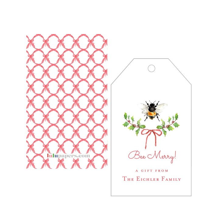 Bee Merry Gift Tags