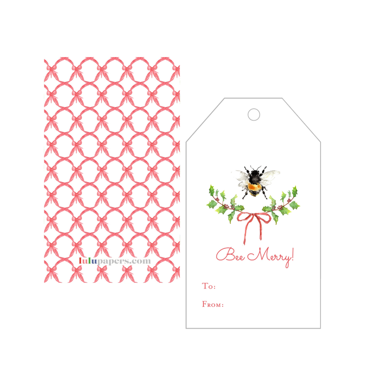 Bee Merry Gift Tags