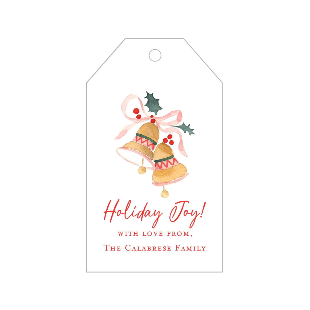 Holiday Bells Gift Tags