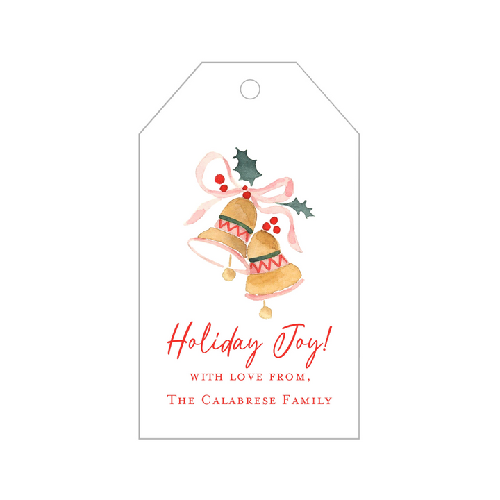 Holiday Bells Gift Tags