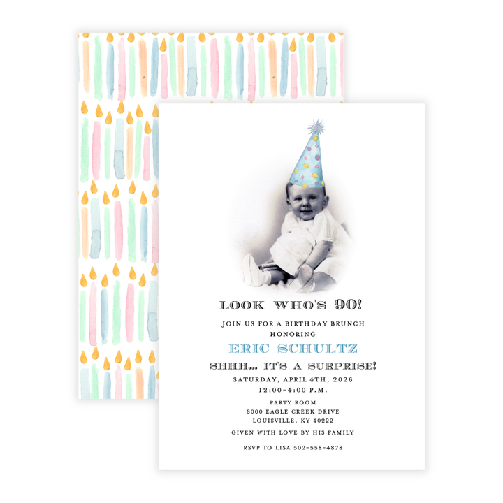 Vintage Photo Party Invitation