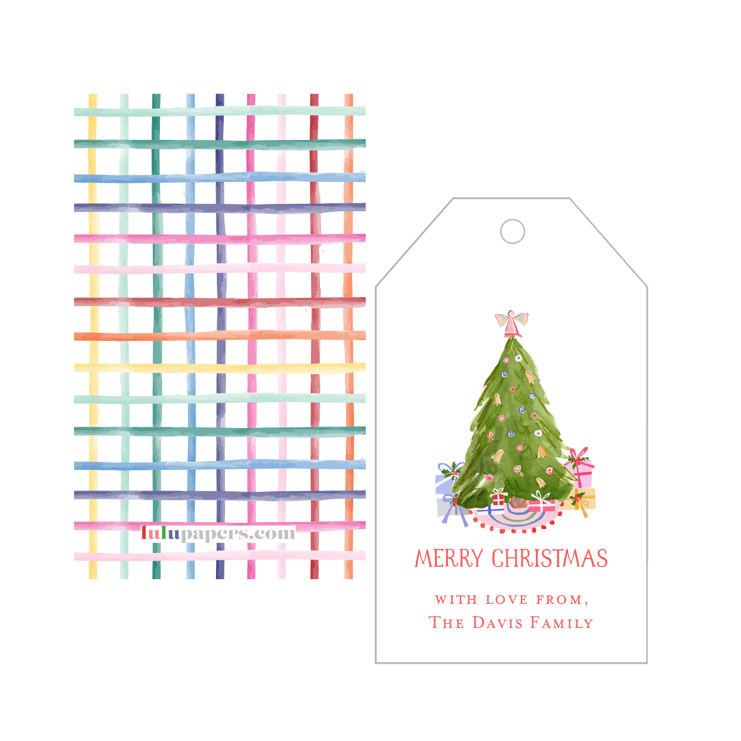 Christmas Tree Gift Tags