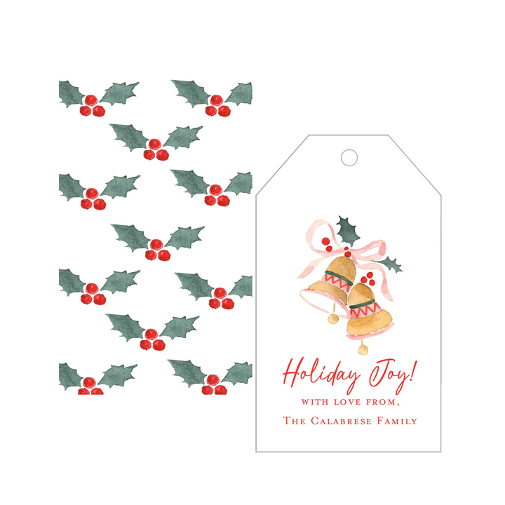 Holiday Bells Gift Tags