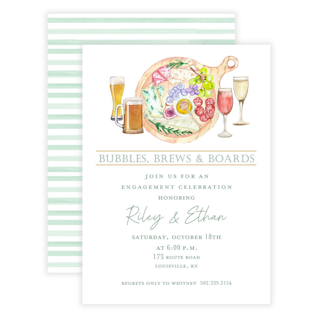 Charcuterie Party Invitations