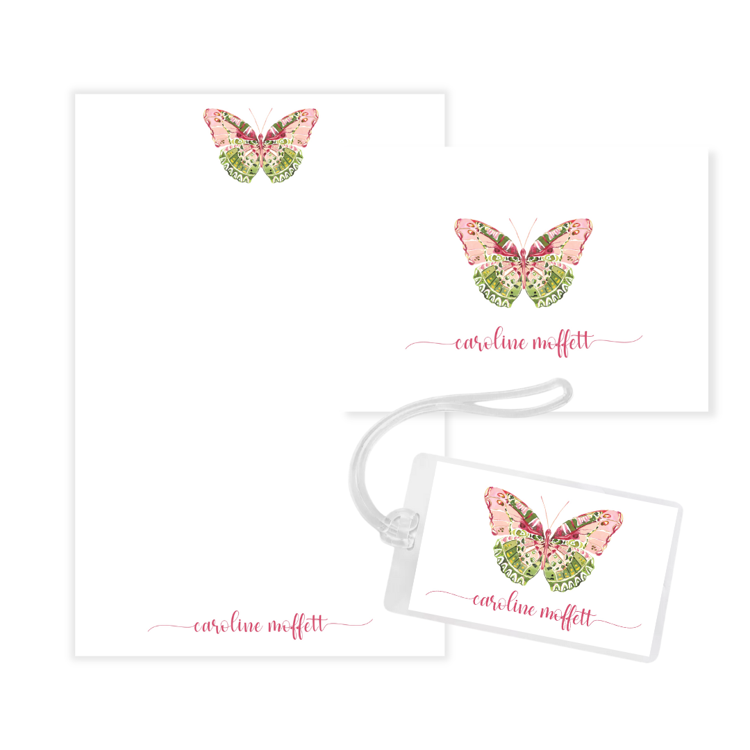 Beautiful Butterfly Personalized Gift Set