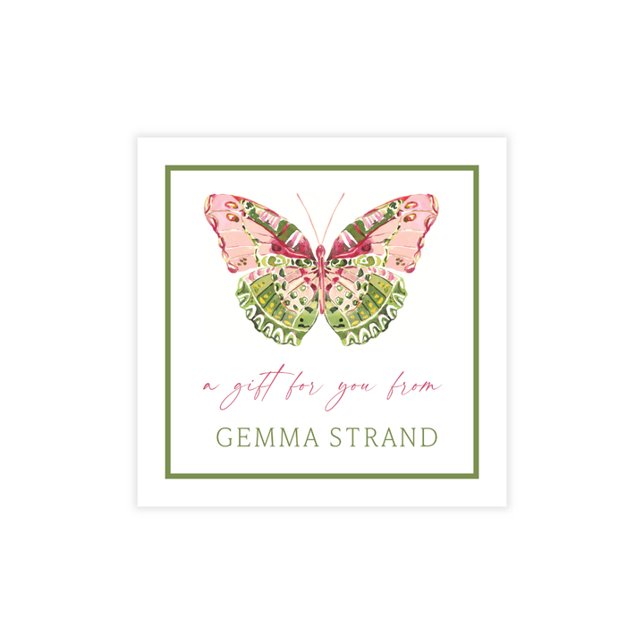 Beautiful Butterfly Personalized Stickers
