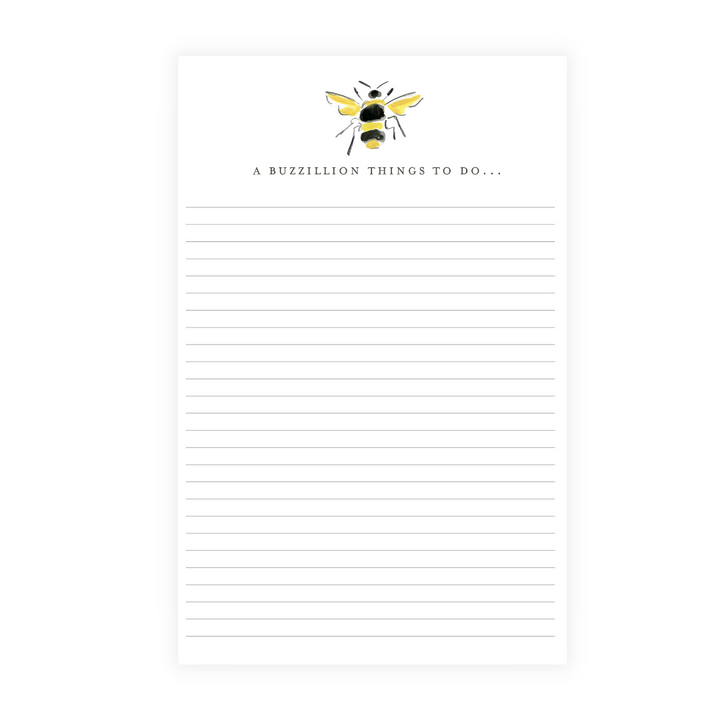 A Buzzillion Things... Bee List Personalized Note Pad