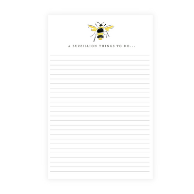 A Buzzillion Things... Bee List Personalized Note Pad