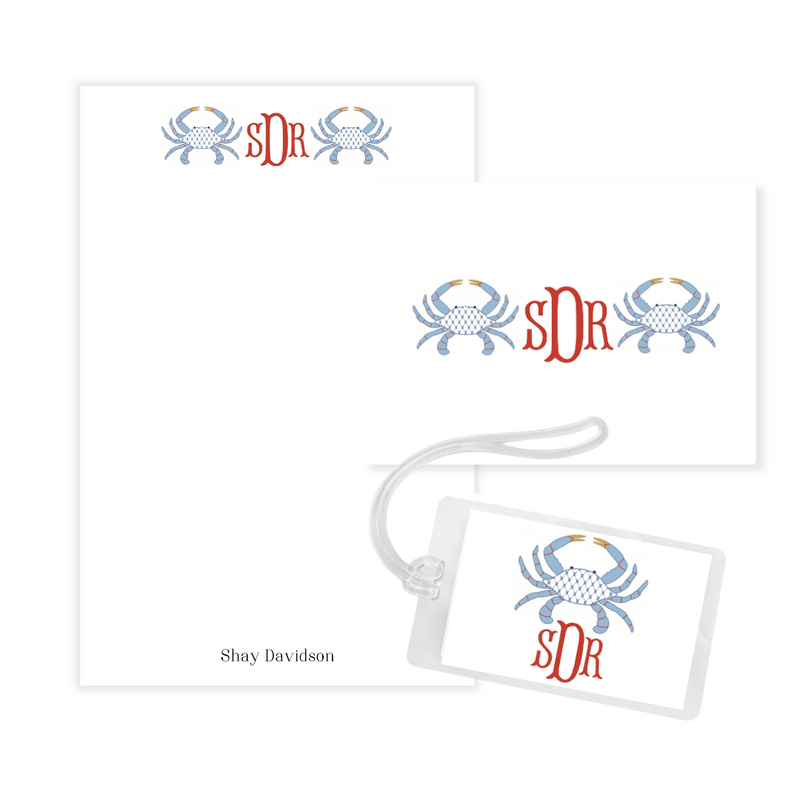 Chic Crab + Monogram Gift Set