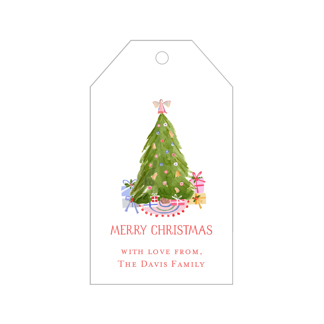 Christmas Tree Gift Tags