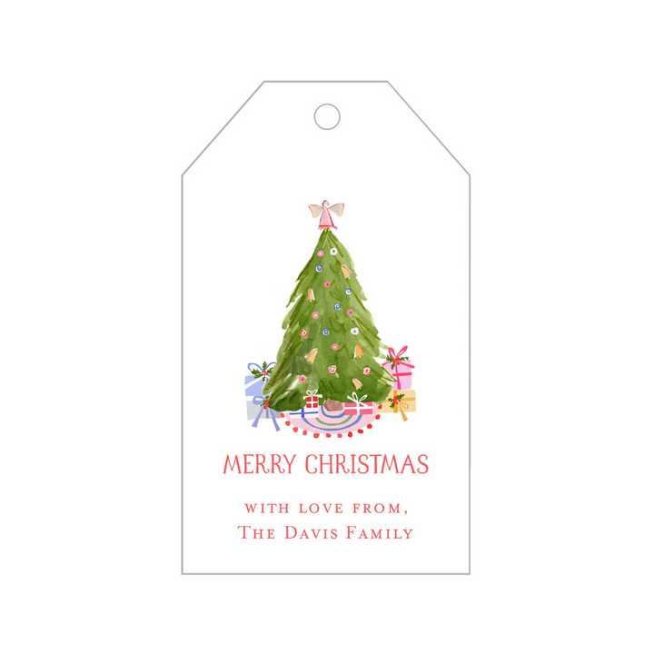 Christmas Tree Gift Tags