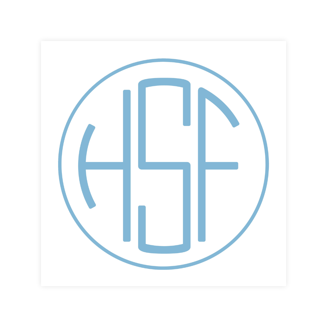 Monogrammed Coasters- Customize with your monogram style + color!