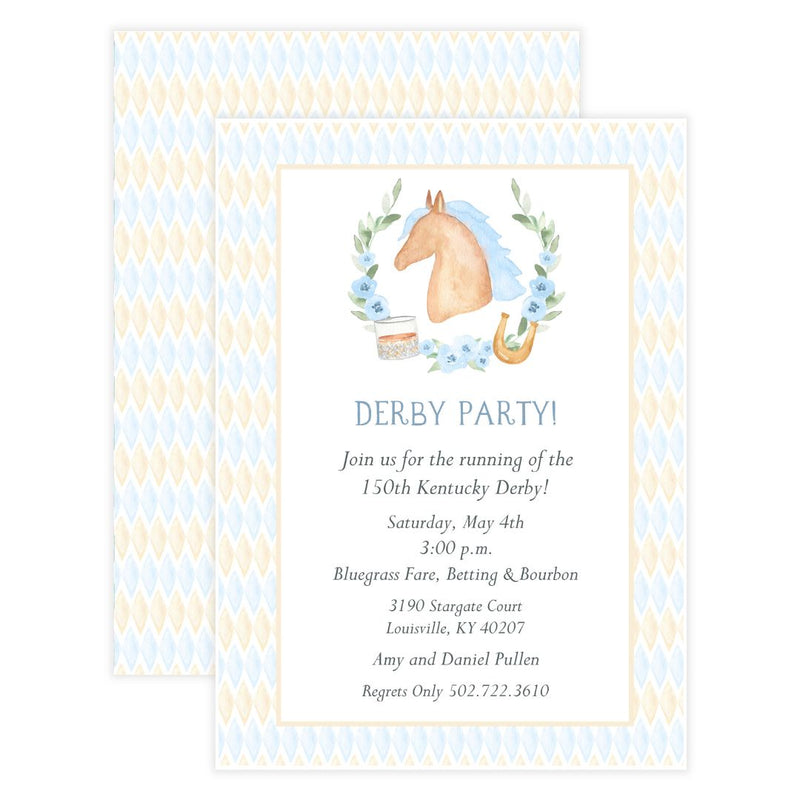 Derby Morning Glory Invitation