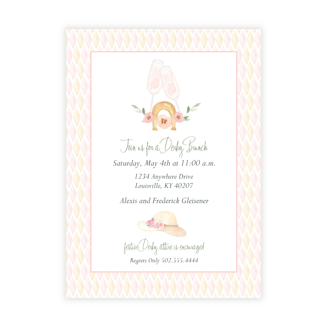 Derby Brunch Invitation
