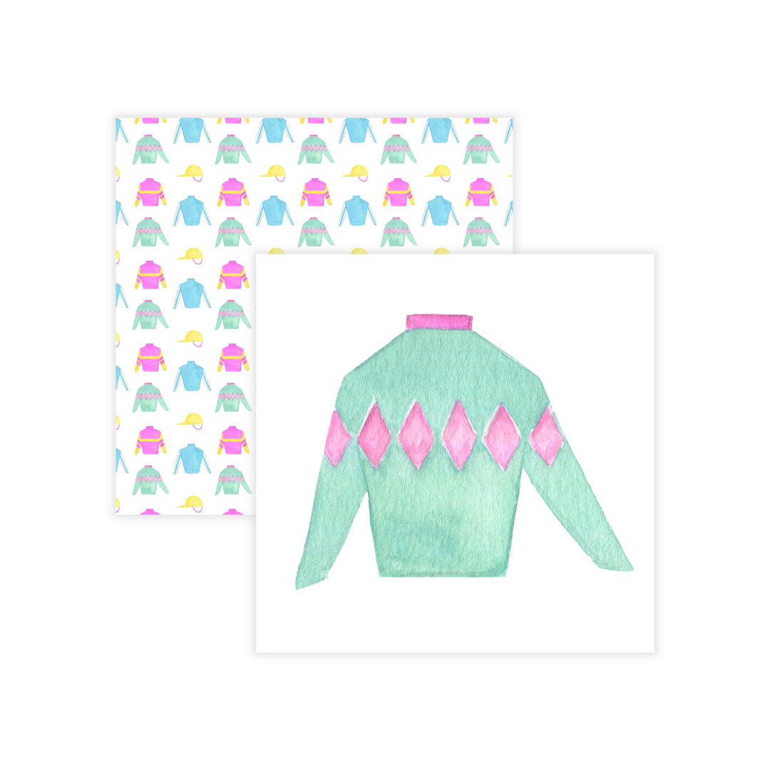 Bright Derby Silks Reversible Coasters