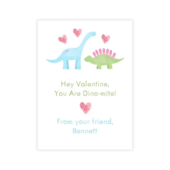 Dinosaur Valentine Cards