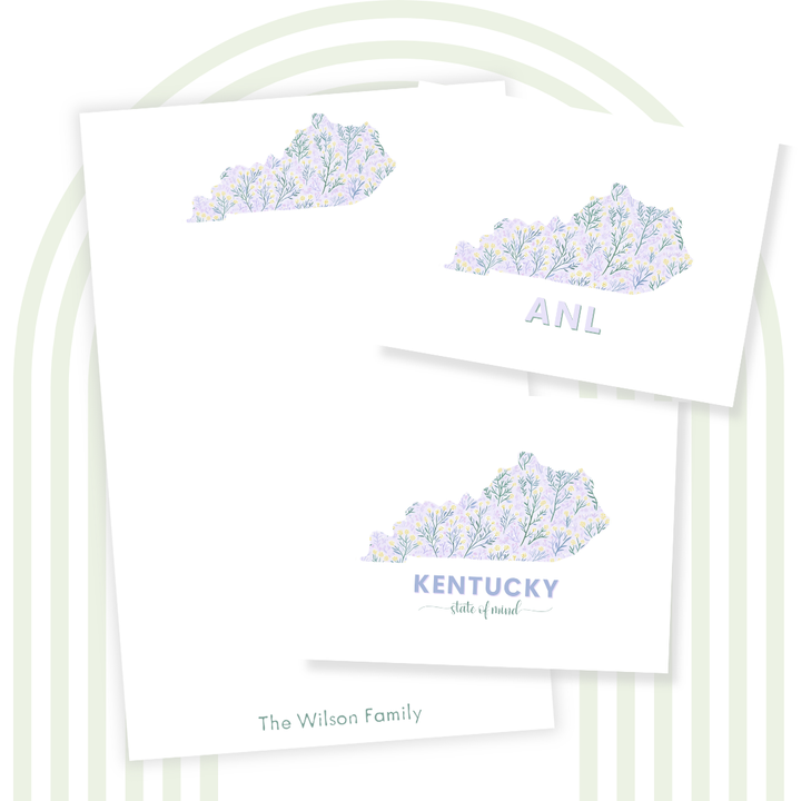 Kentucky Floral Note Pad- Personalized!