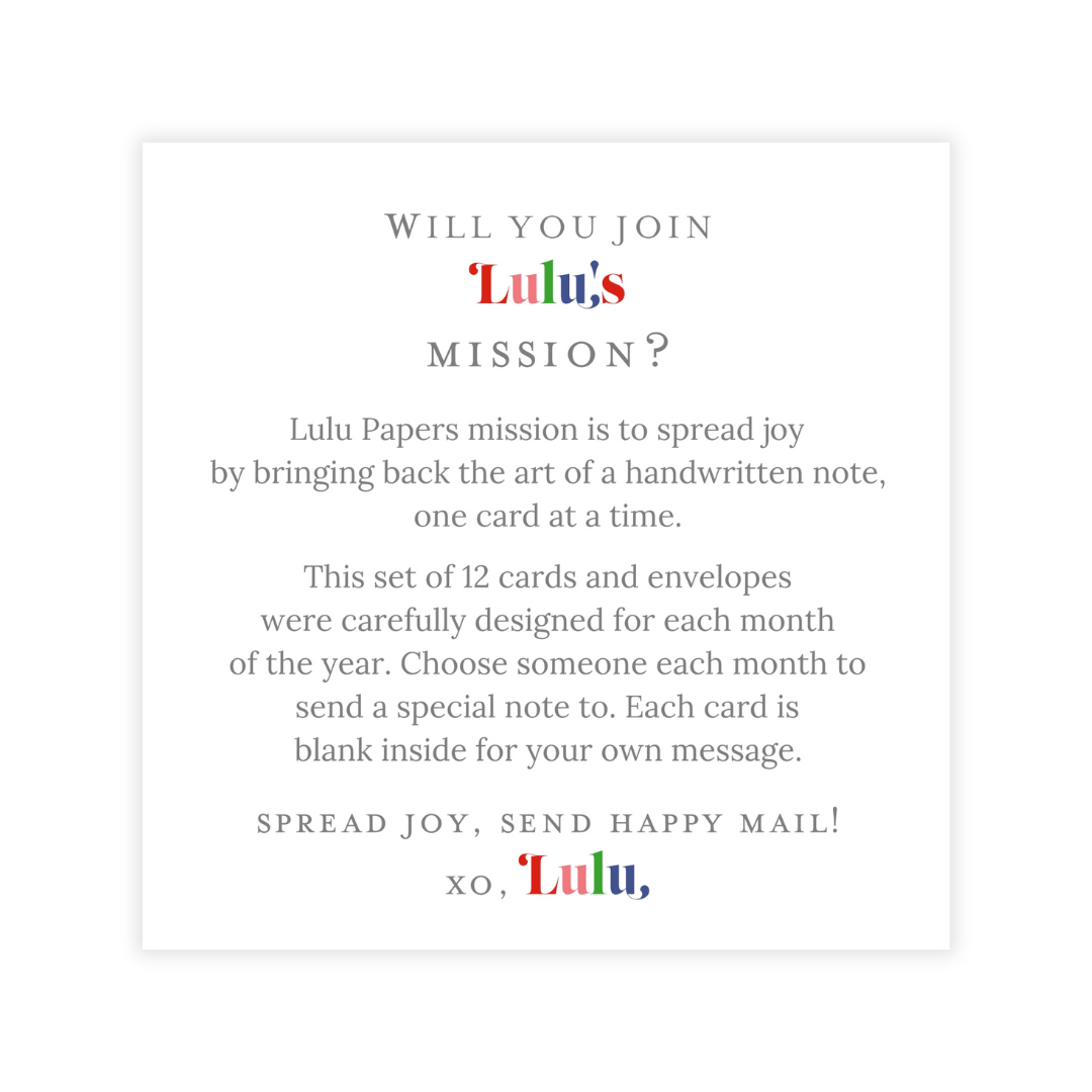 Lulu's Mission Boxed Set of Note Cards
