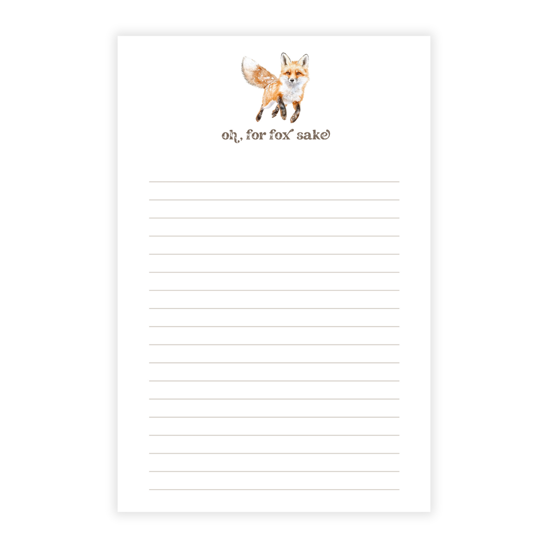Fox Sake Note Pad