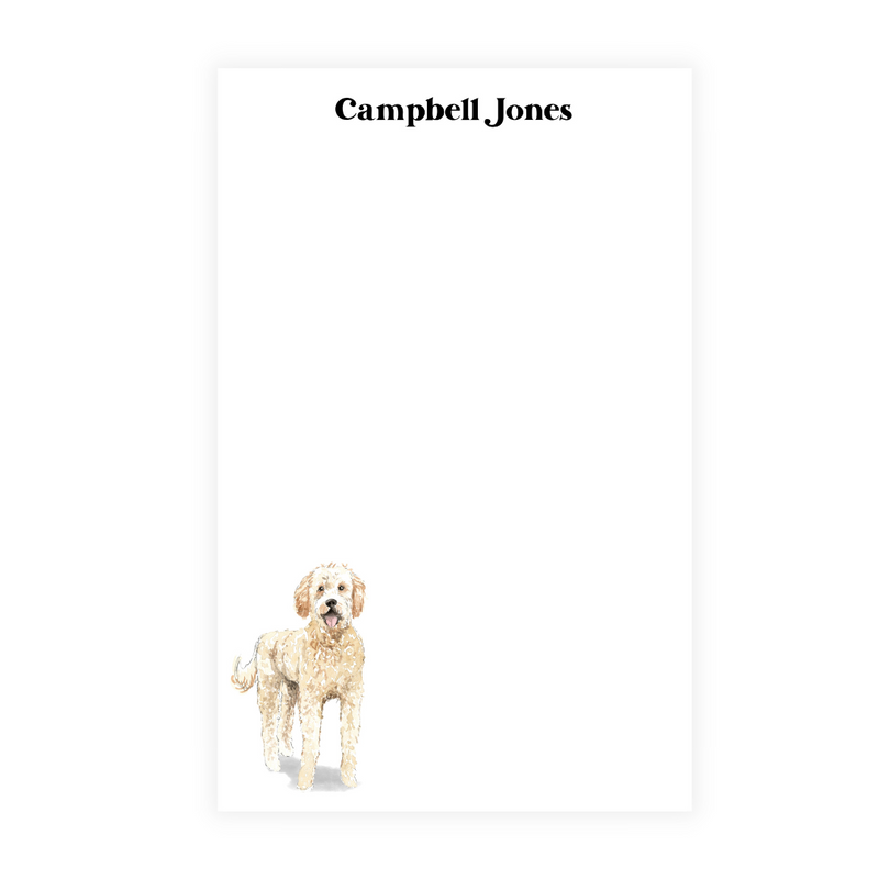 Goldendoodle Note Pad