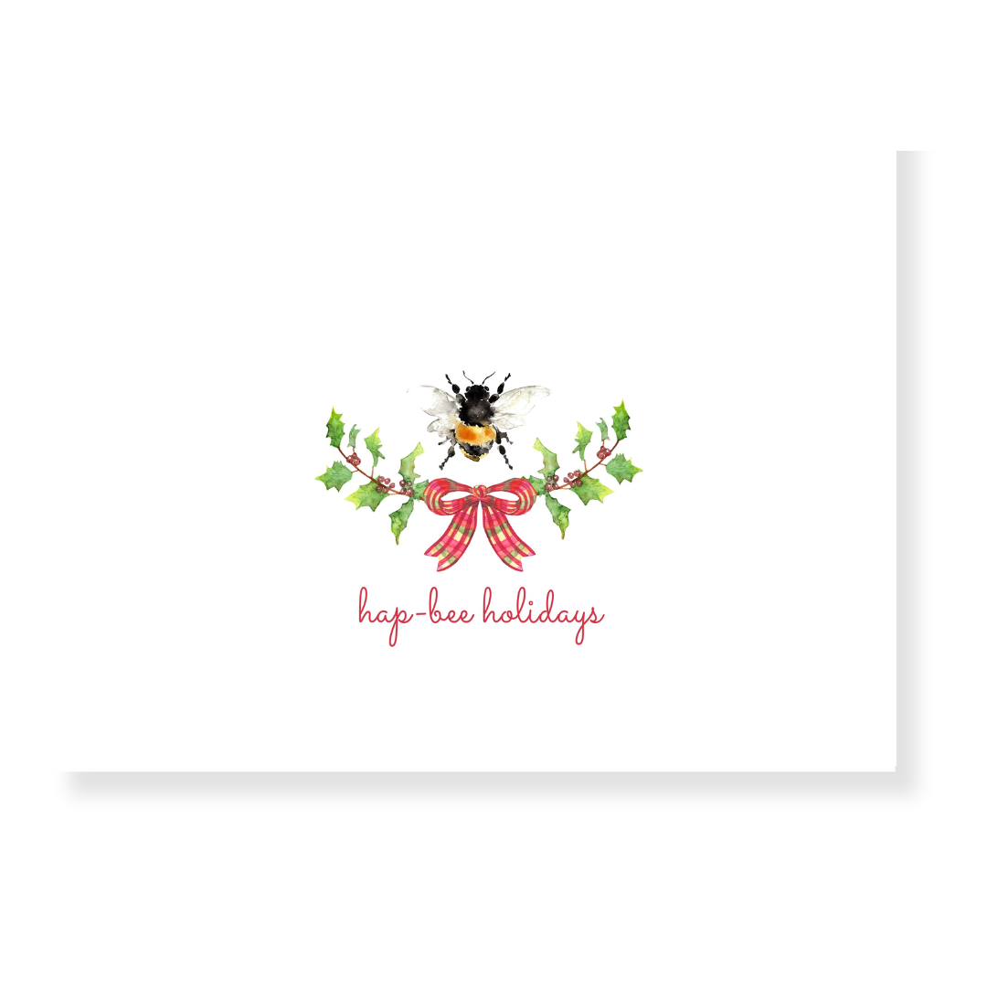 Hap-Bee Holidays Note Cards