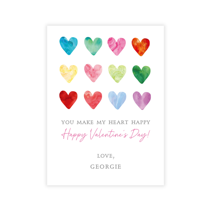 Happy Hearts Valentine Cards