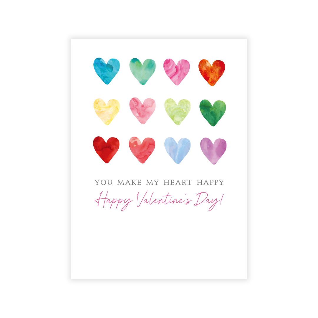 Happy Hearts Valentine Cards
