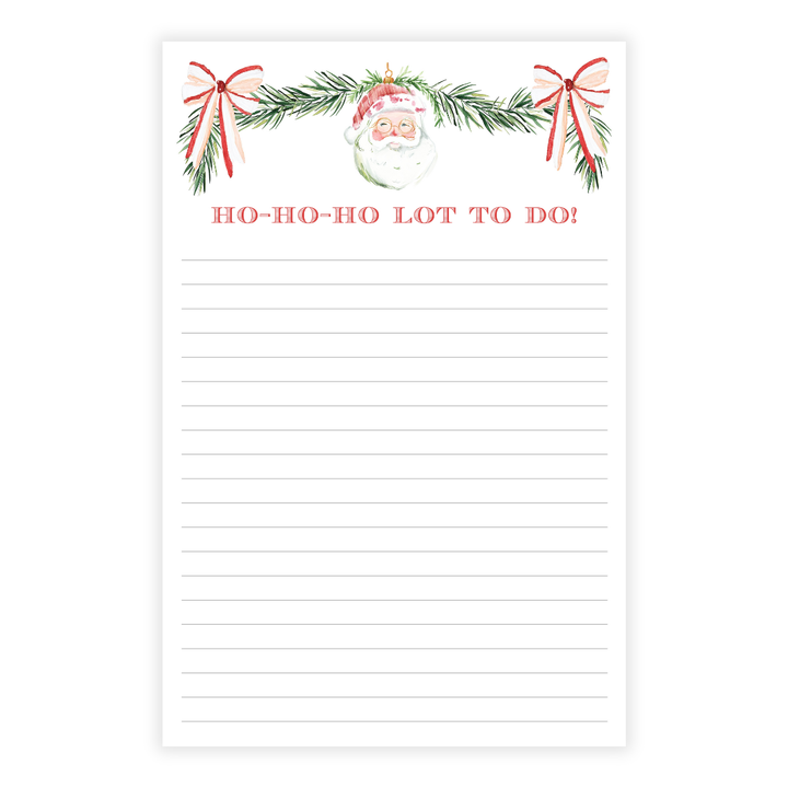 Ho-Ho-Ho Lot to Do! Note Pad