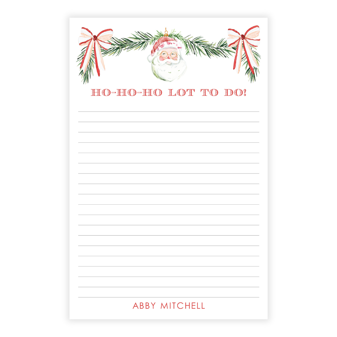Ho-Ho-Ho Lot to Do! Note Pad