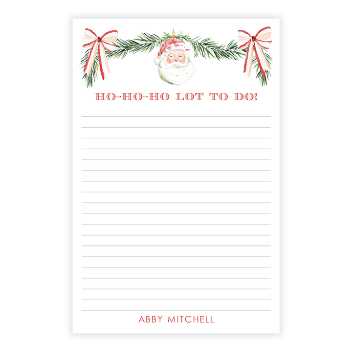 Ho-Ho-Ho Lot to Do! Note Pad