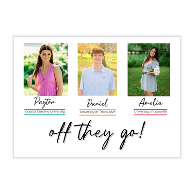 They Did It! Joint Graduation Party Invitation + Photos