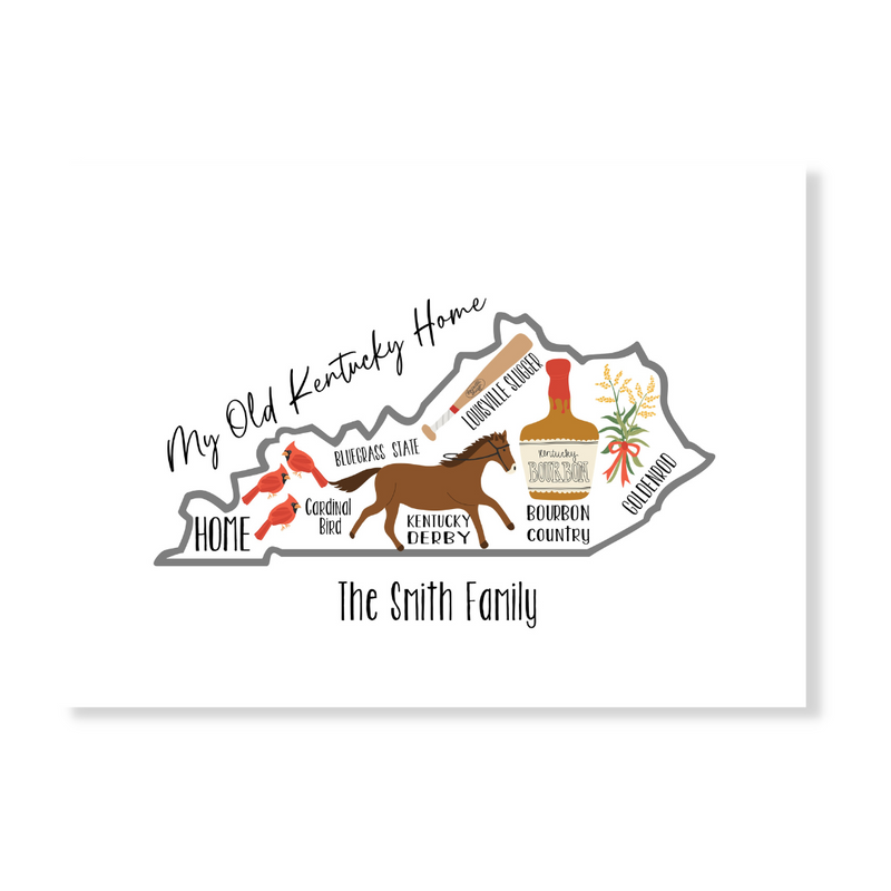KY Icons Folded Note Cards *updated design!*
