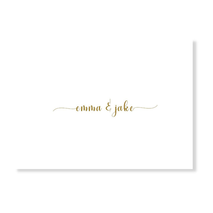 Simple Script Personalized Note Cards- choose your color!